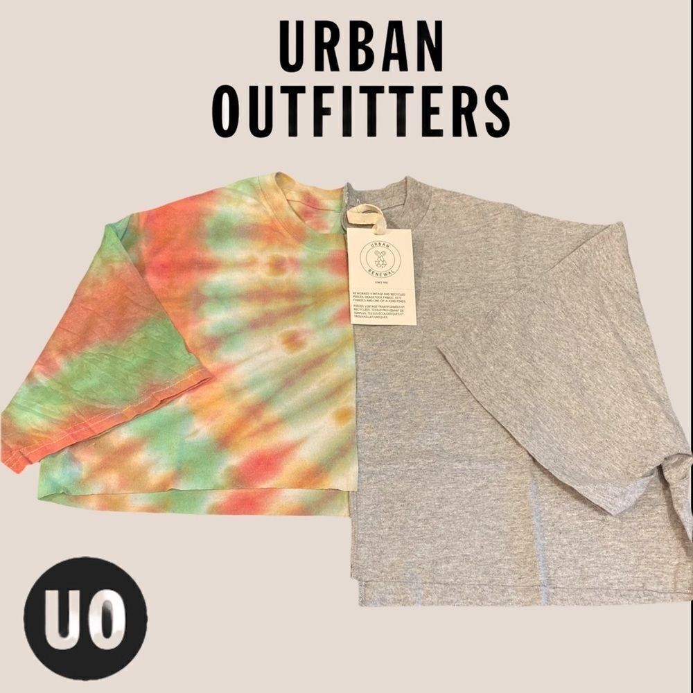 UO Urban Renewal Asymmetric Splice Shirt M / L
